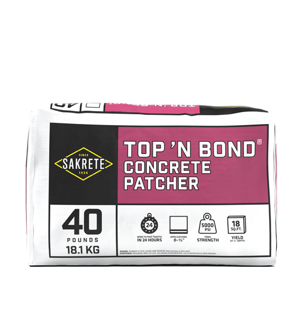 Top ‘N bond concrete patcher