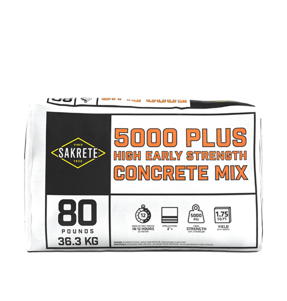 5000 Plus High Early Strength Concrete Mix