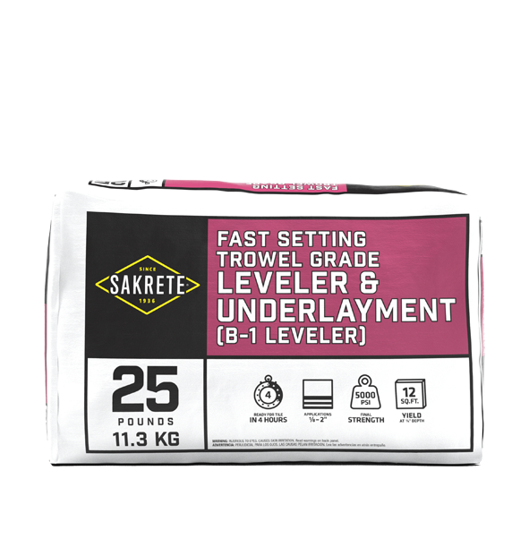 Trowel-Grade Leveler & Underlayment