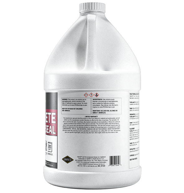Concrete Cure ‘N Seal
