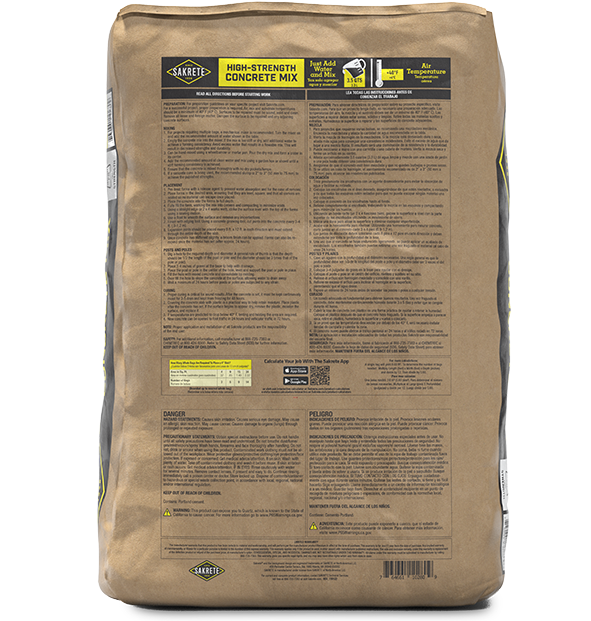 High-Strength Concrete Mix