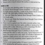 Concrete Bond Strength Primer & Additive