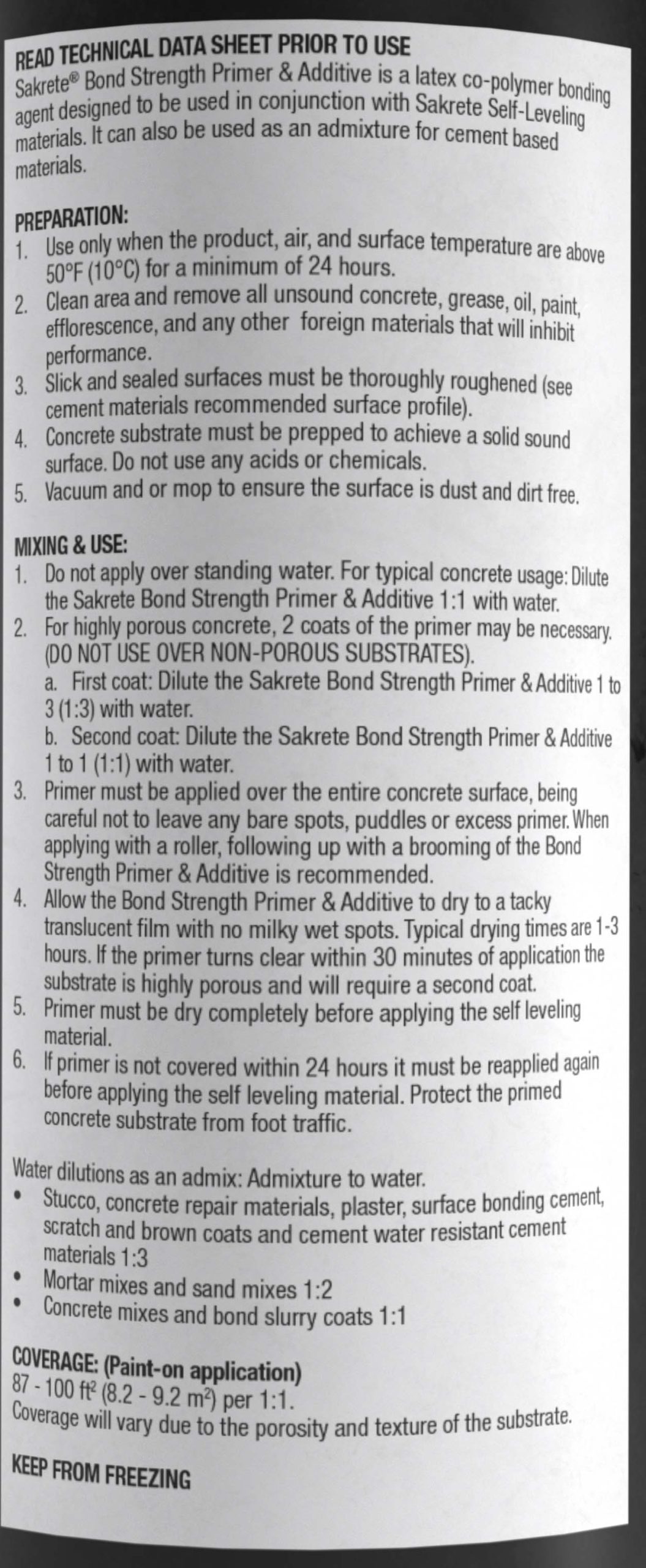 Concrete Bond Strength Primer & Additive