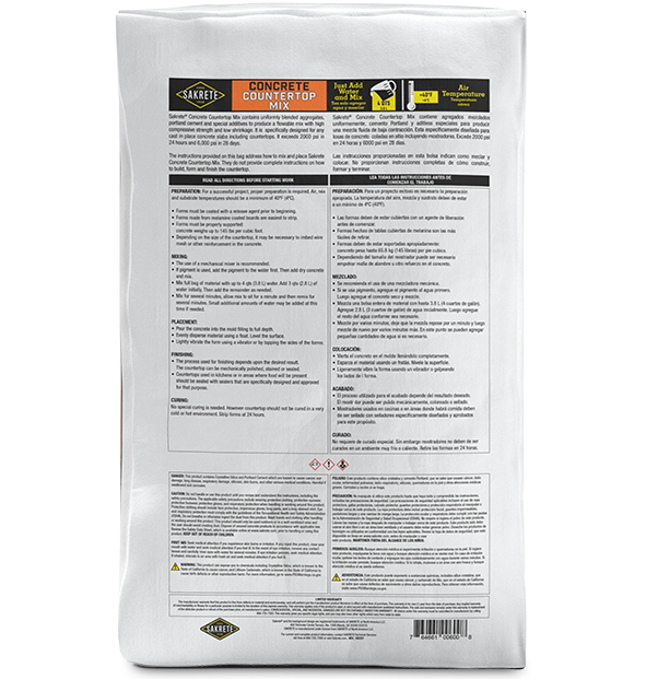 Concrete Countertop Mix – NO LONGER SOLD