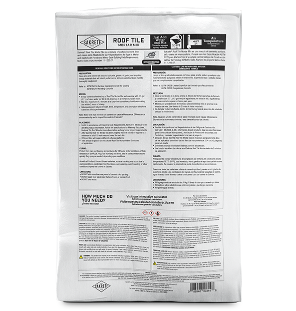 Roof Tile Mortar