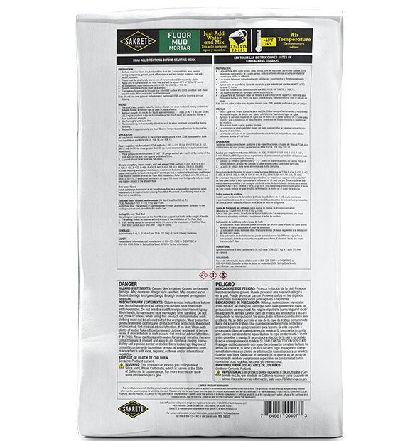 Floor Mud Mortar