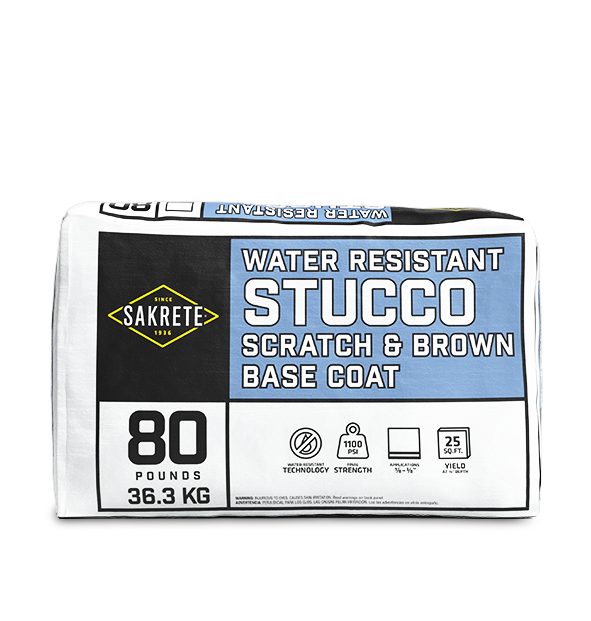 Water-Resistant Scratch & Brown Stucco