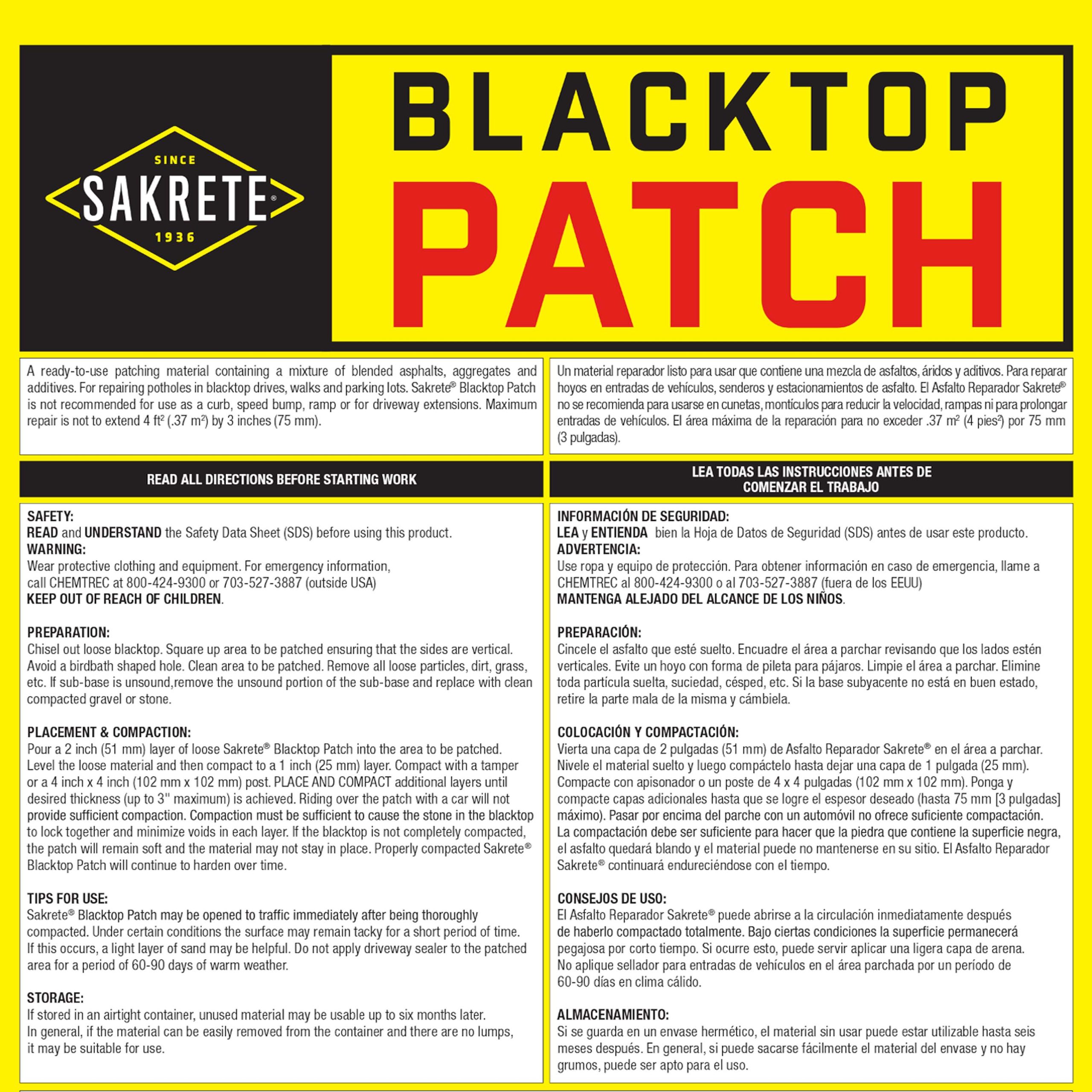 Blacktop Patch