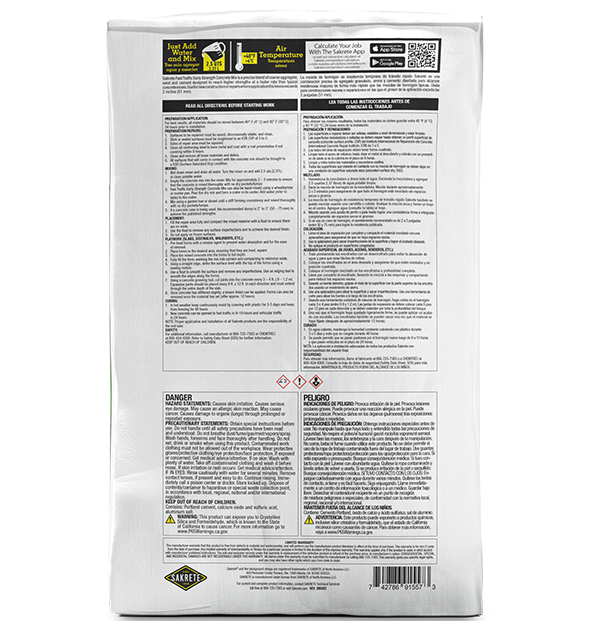 Fast Traffic Concrete Mix